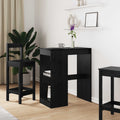 Bartisch Mit Regal -Optik 90X47,5X103,5 Cm Holzwerkstoff