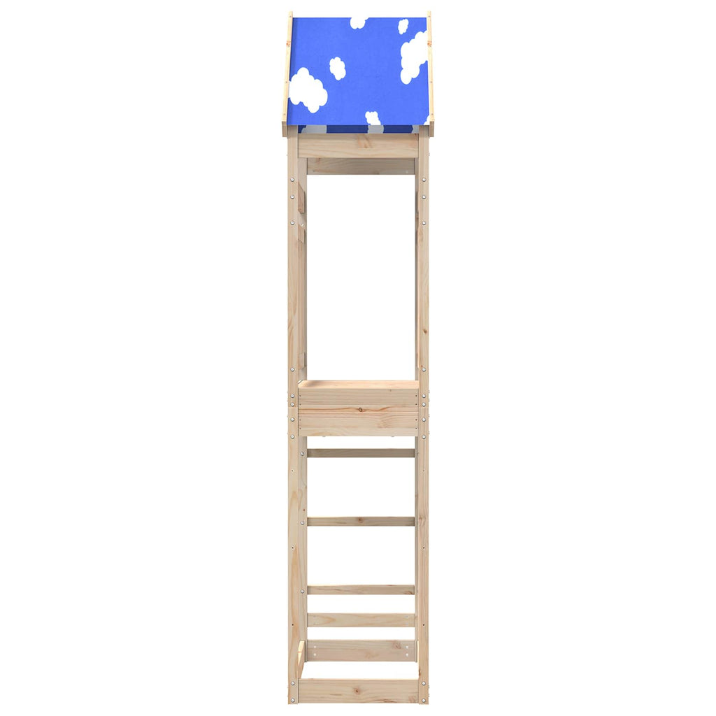 Spielturm Braun 52,5 X 85 X 265 Cm Massives Kiefernholz