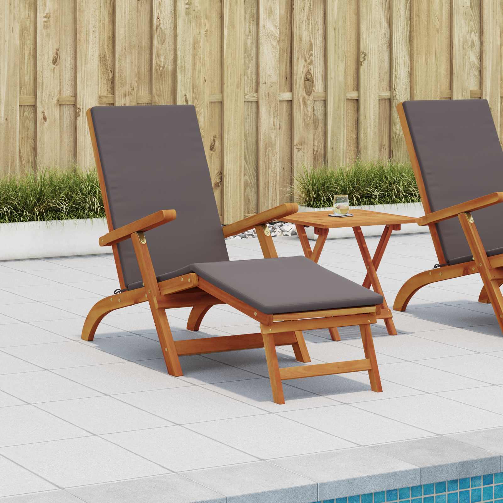 Liegestuhl Zum Verstellen Und Klappen 3 Pcs