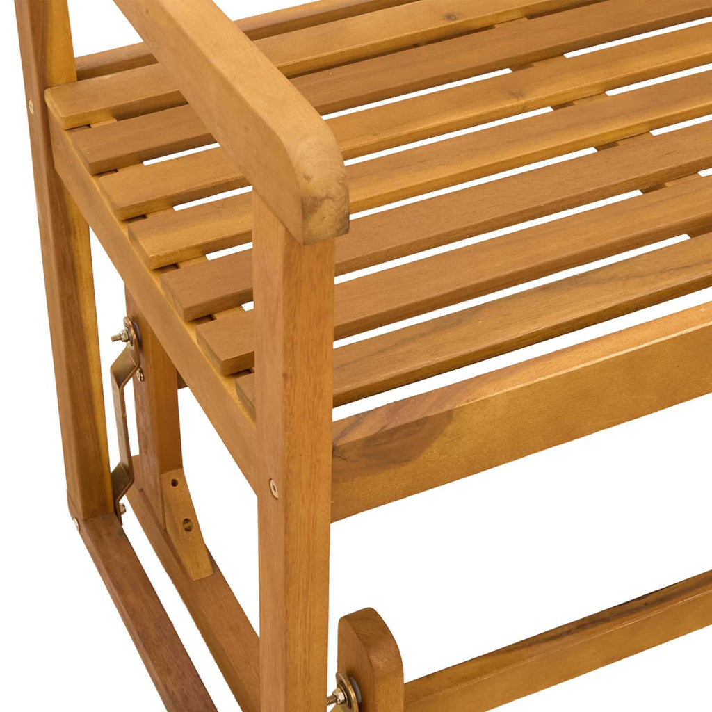 Garten Schaukeltbank Natur 110 X 59 X 97 Cm Massivholz Akazie