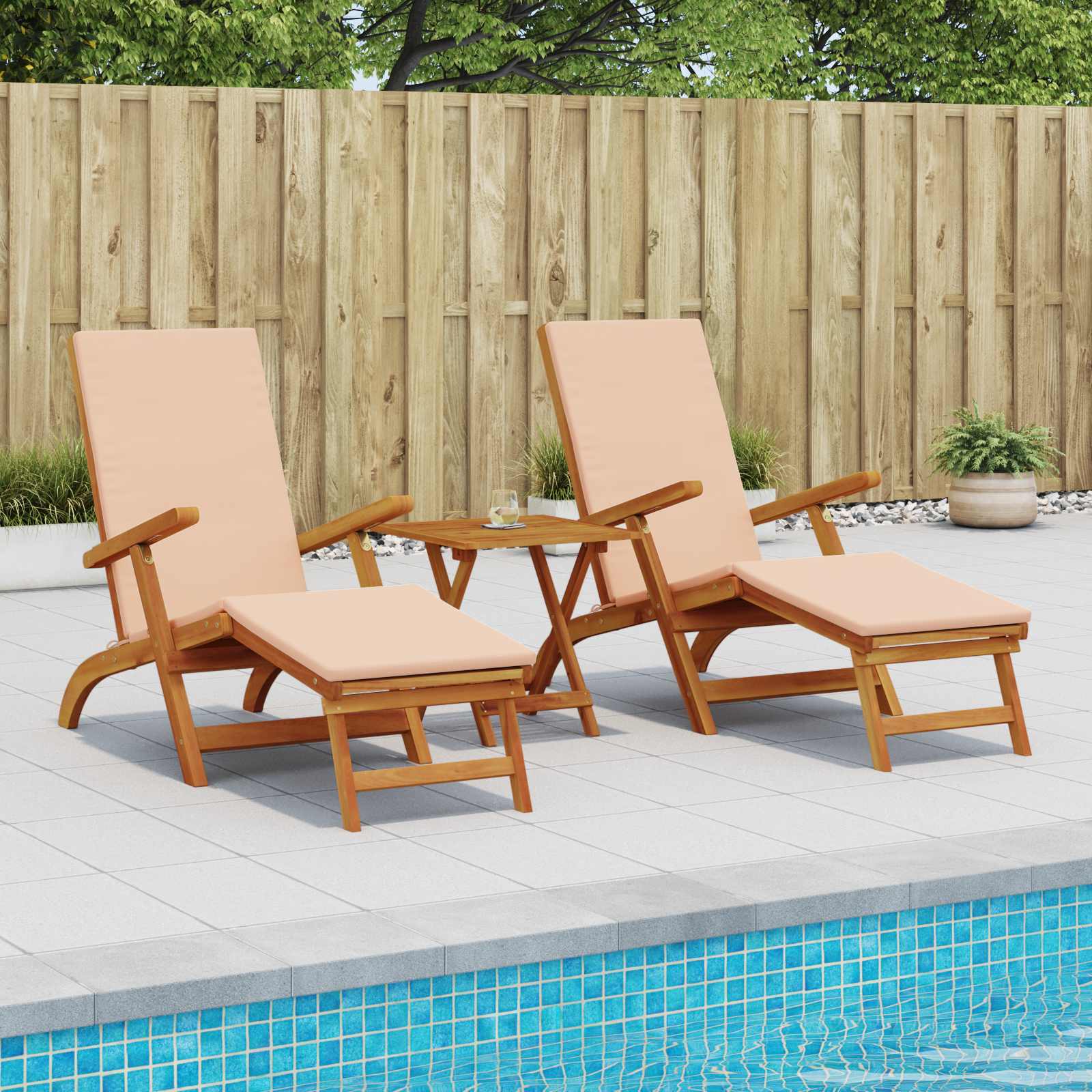 Liegestuhl Zum Verstellen Und Klappen 3 Pcs
