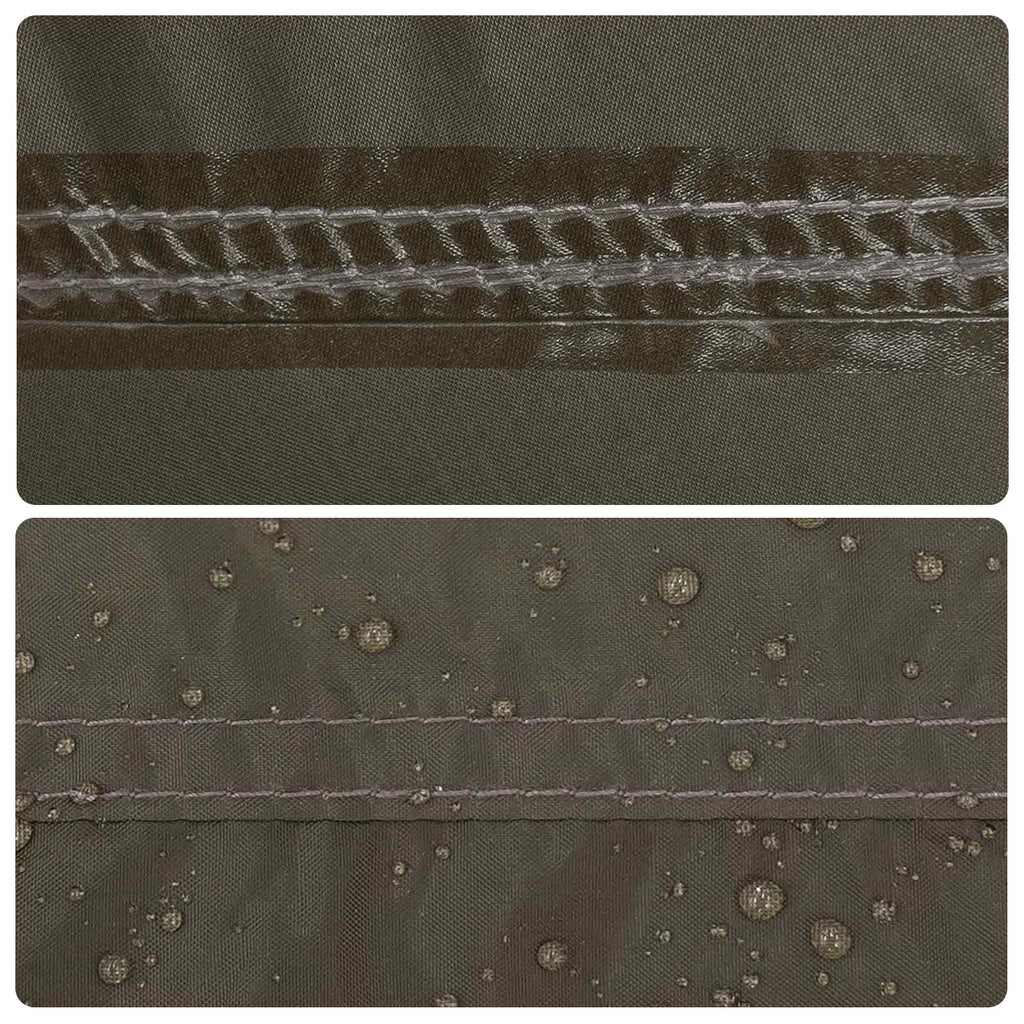 Tipi Zelt 4 Personen Braun Grau Polyester Und Stahl