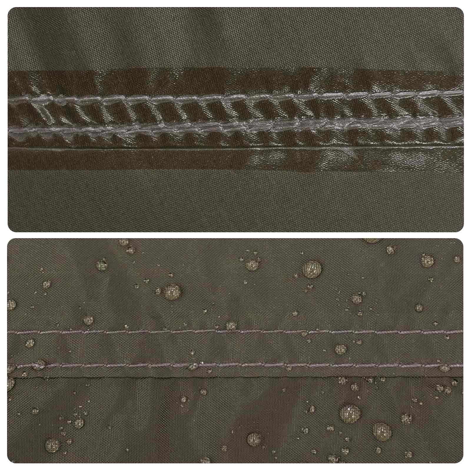 Tipi Zelt 4 Personen Braun Grau Polyester Und Stahl
