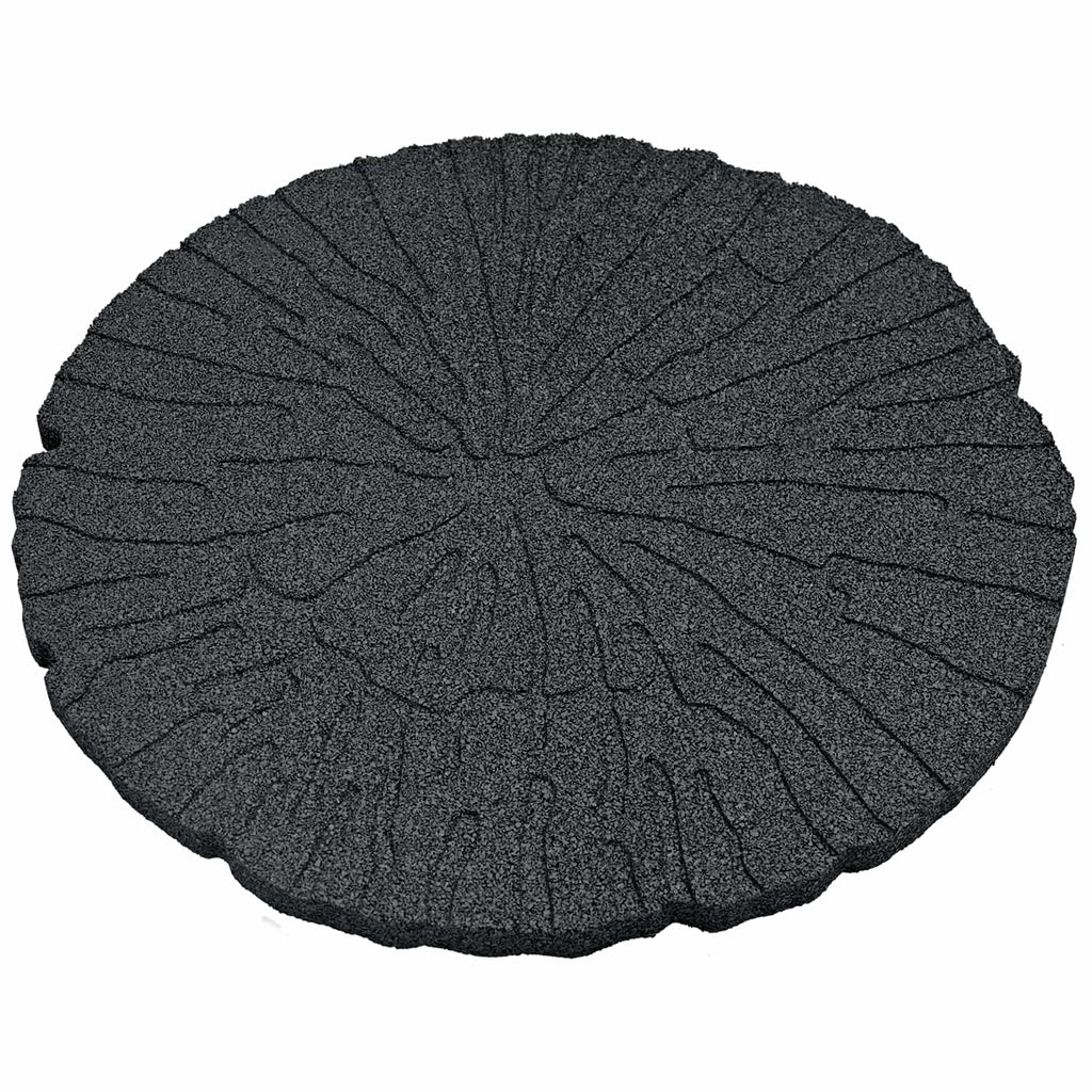 Trittsteine 6 Pcs Ø 45 X 1,8 Cm Gummi