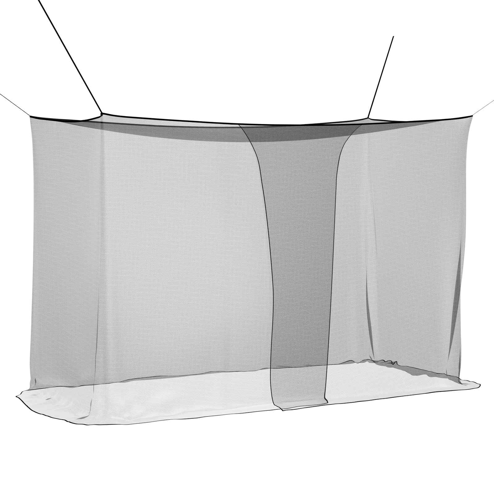 Moskito-Netz Für Bett 156 Maschen 3 Pcs Polyester