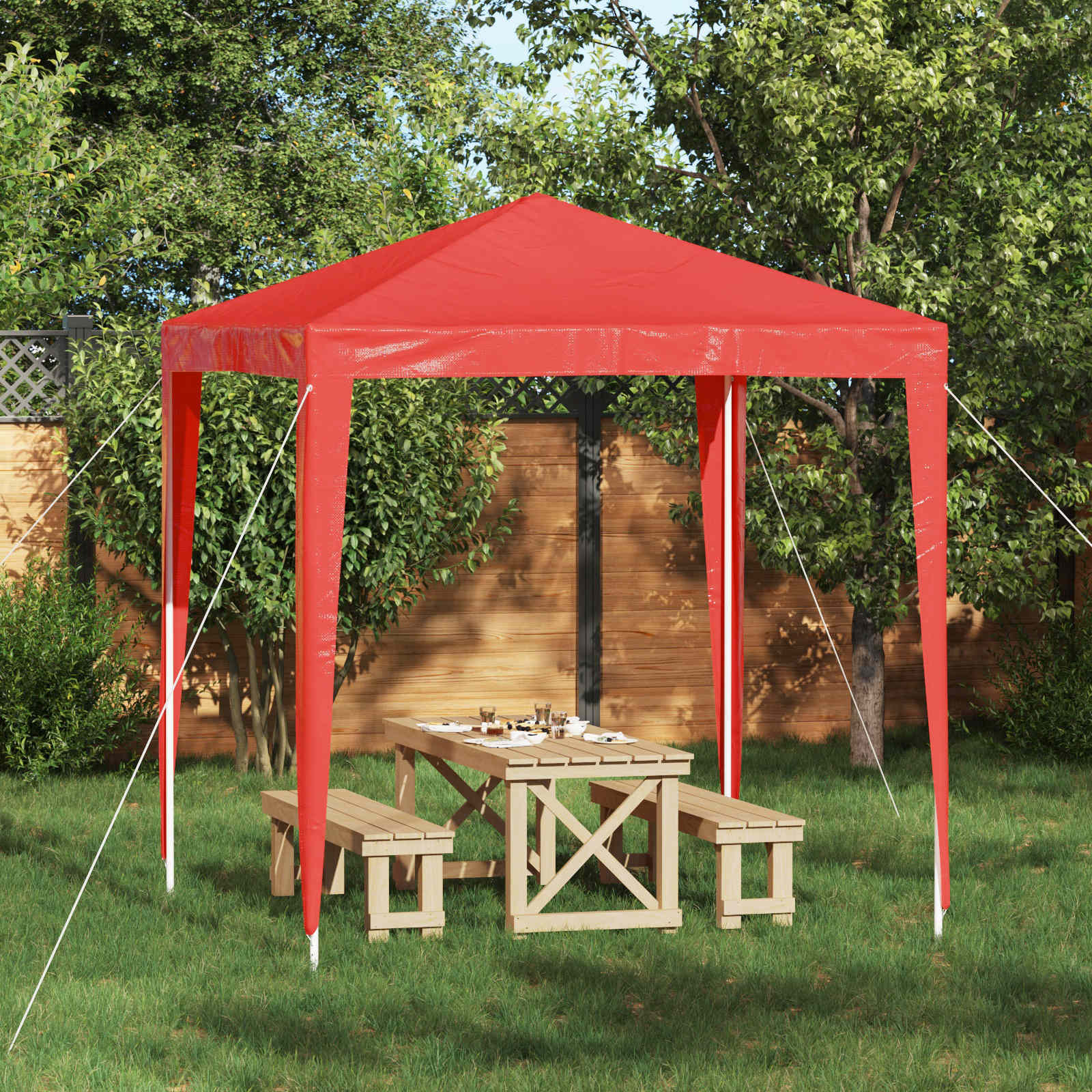 Party-Zelt 200 X 200 X 240 Cm Pe Und Stahl