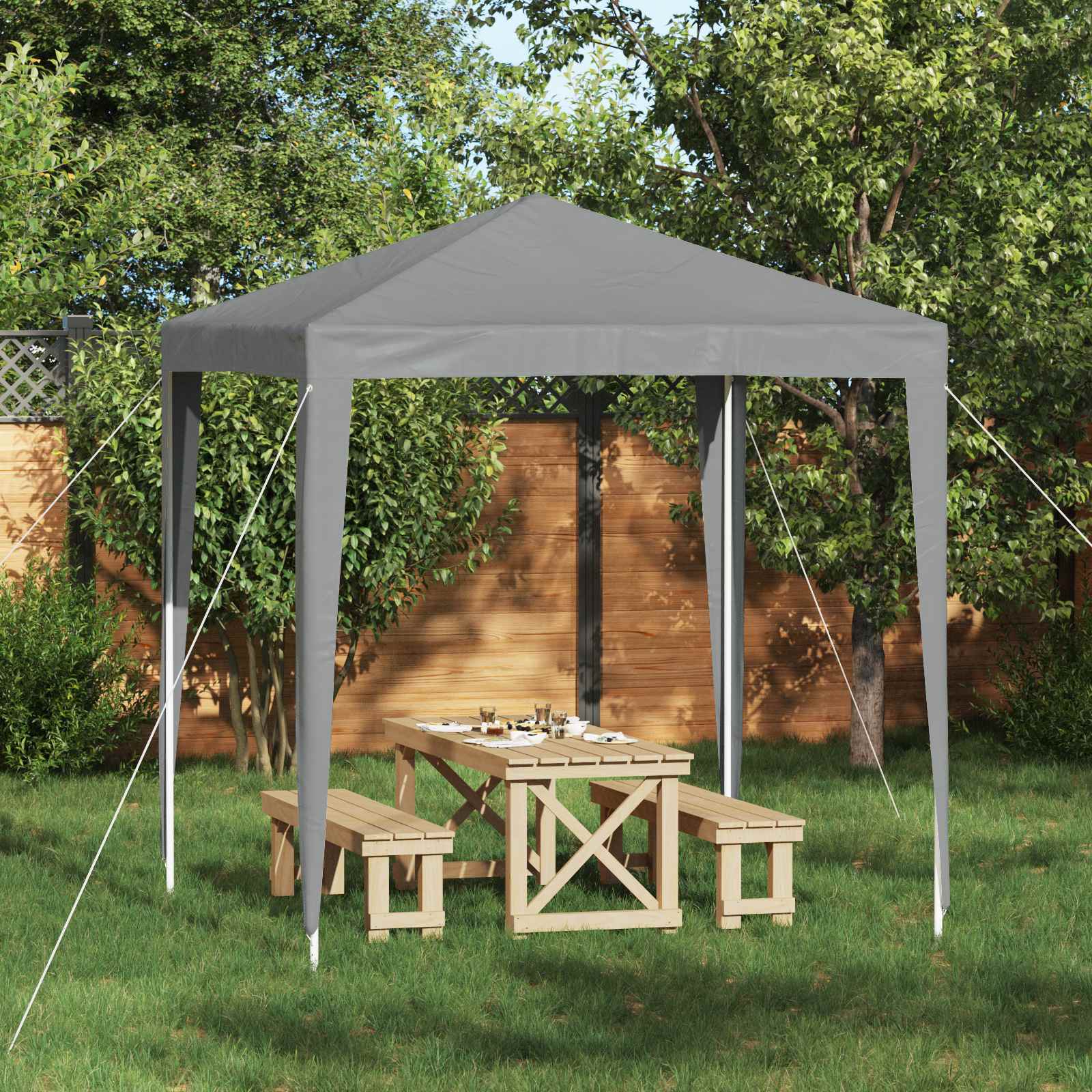 Party-Zelt 200 X 200 X 240 Cm Pe Und Stahl