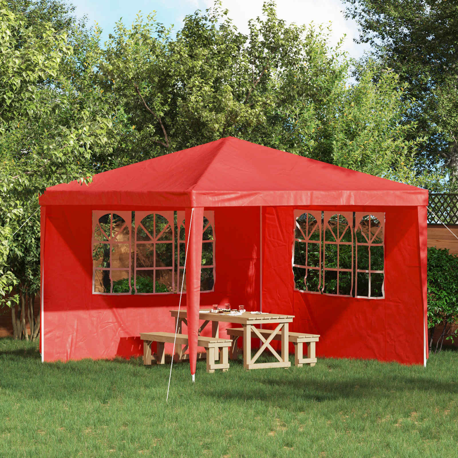 Party Zelt Seitenteil 2 Pcs Pe Und Stahl