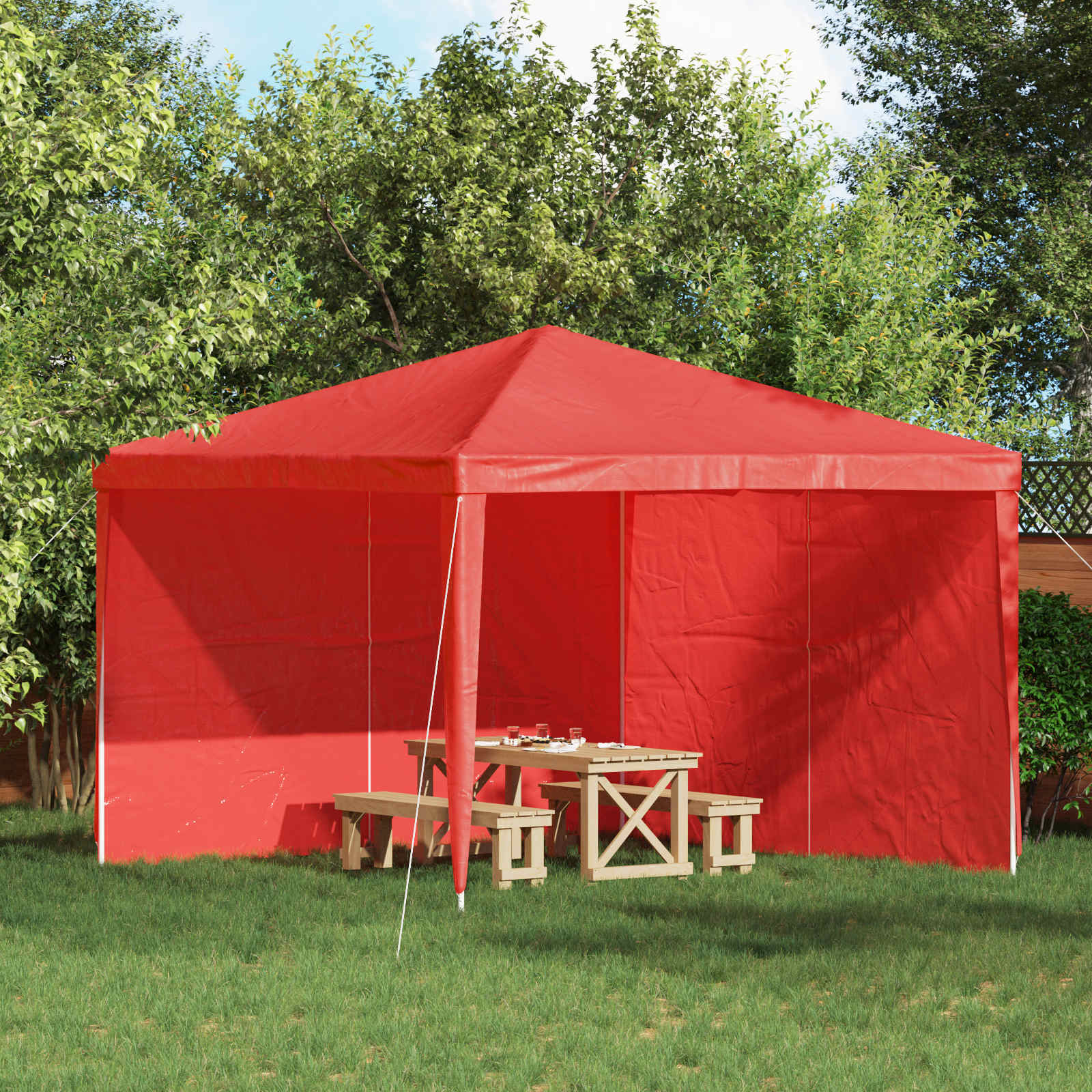 Party Zelt Seitenteil 2 Pcs Pe Und Stahl