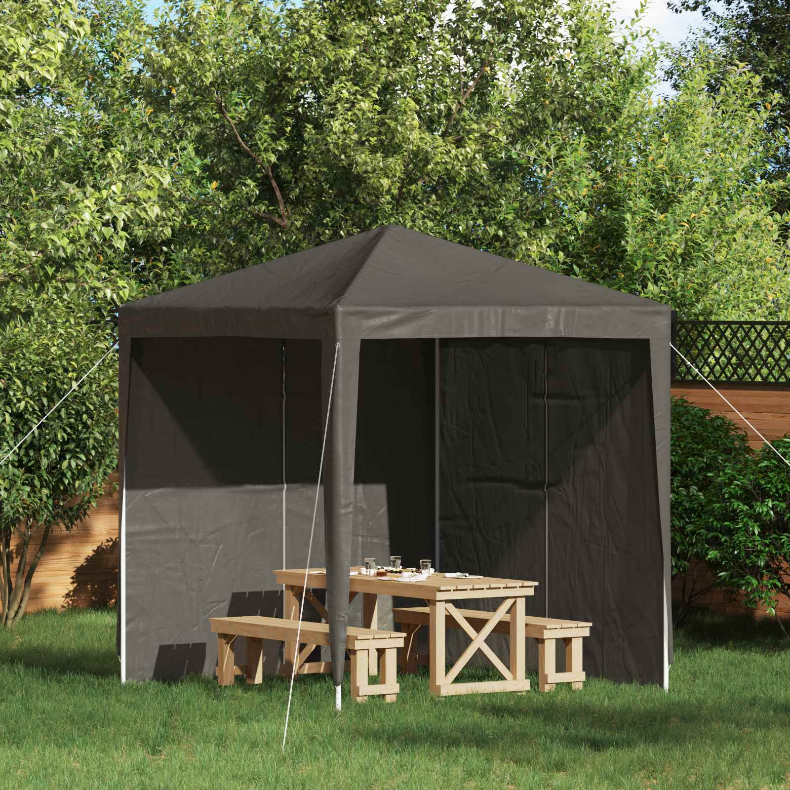 Party Zelt Seitenteil 2 Pcs Pe Und Stahl