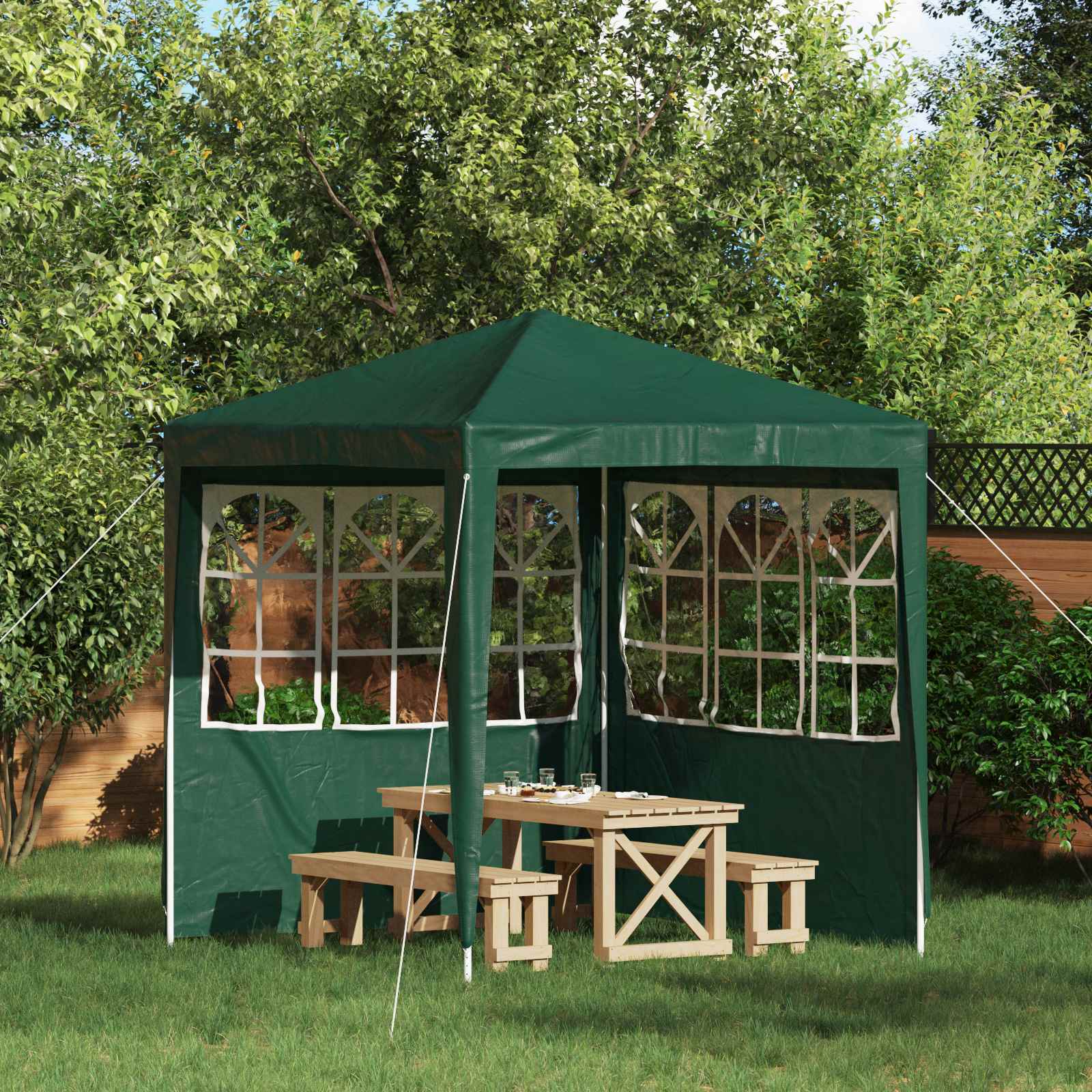 Party Zelt Seitenteil 2 Pcs Pe Und Stahl