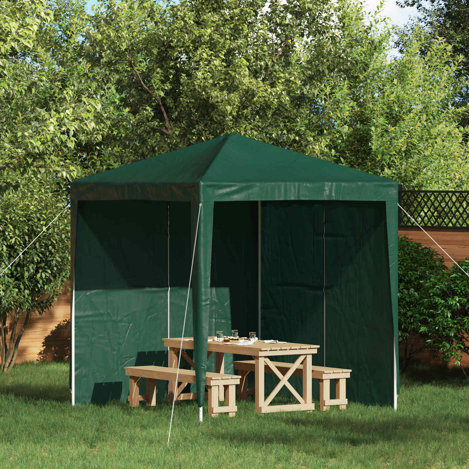 Party Zelt Seitenteil 2 Pcs Pe Und Stahl