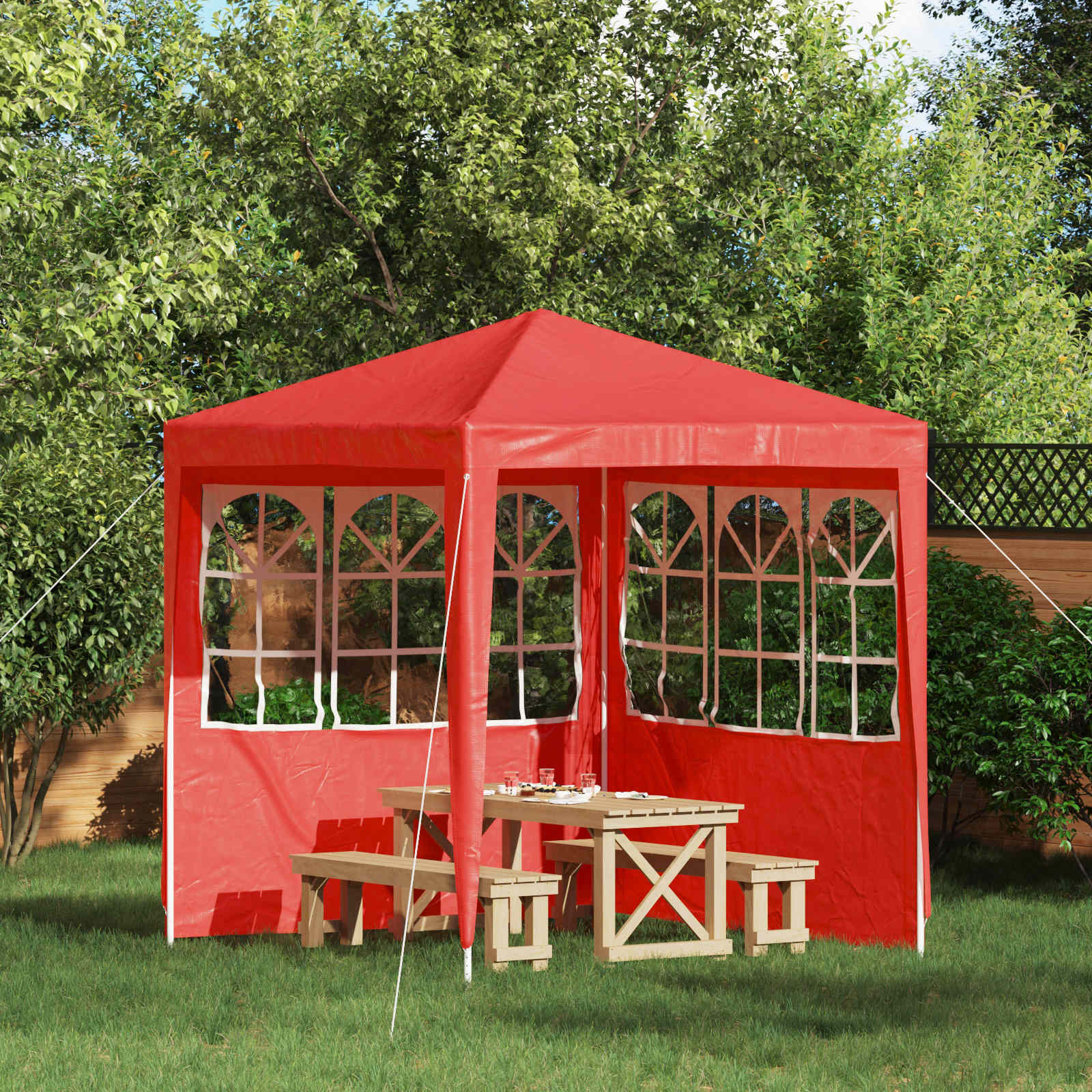 Party Zelt Seitenteil 2 Pcs Pe Und Stahl
