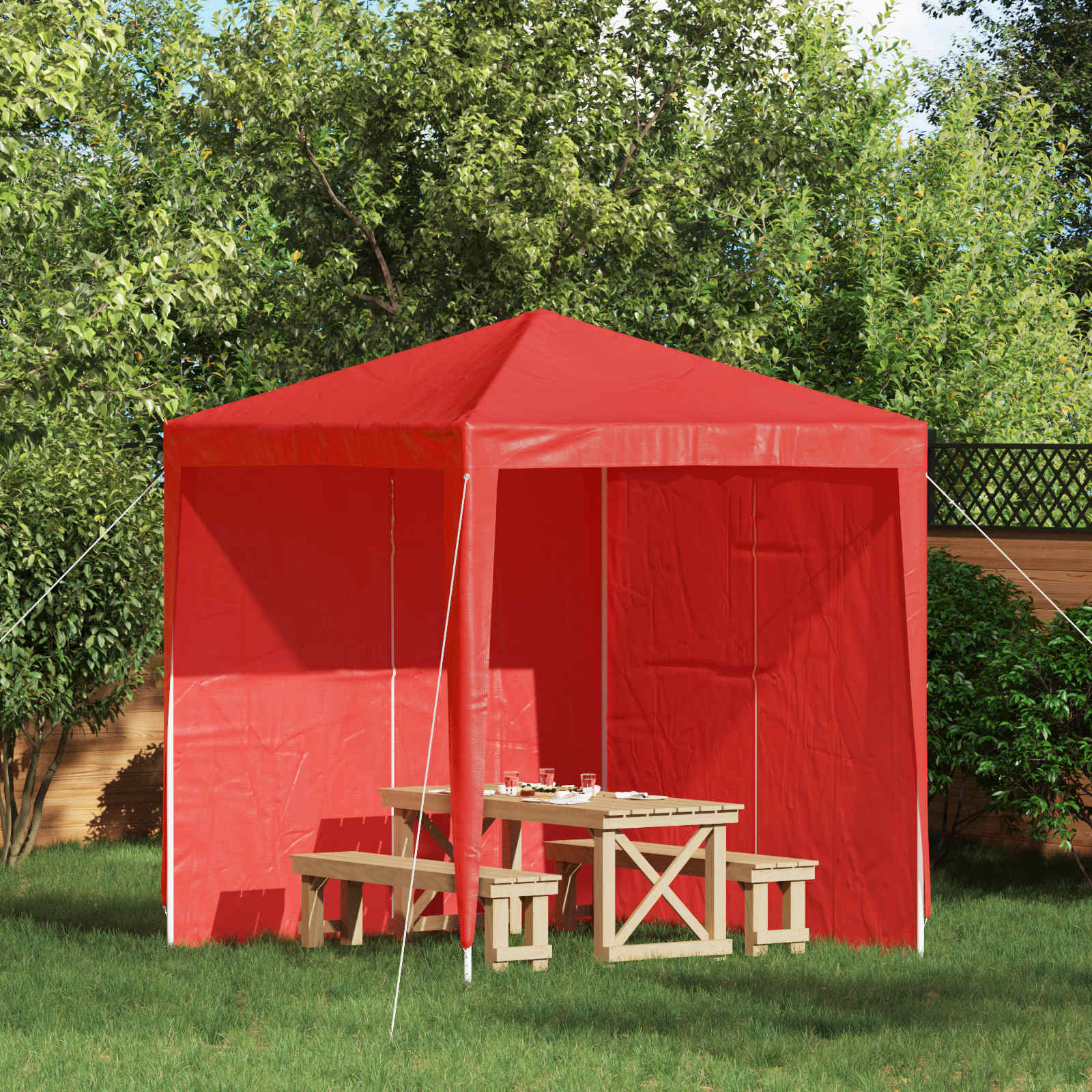 Party Zelt Seitenteil 2 Pcs Pe Und Stahl
