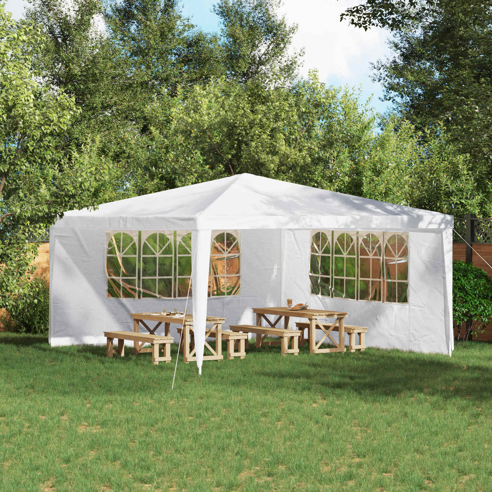Party Zelt Seitenteil 2 Pcs Pe Und Stahl