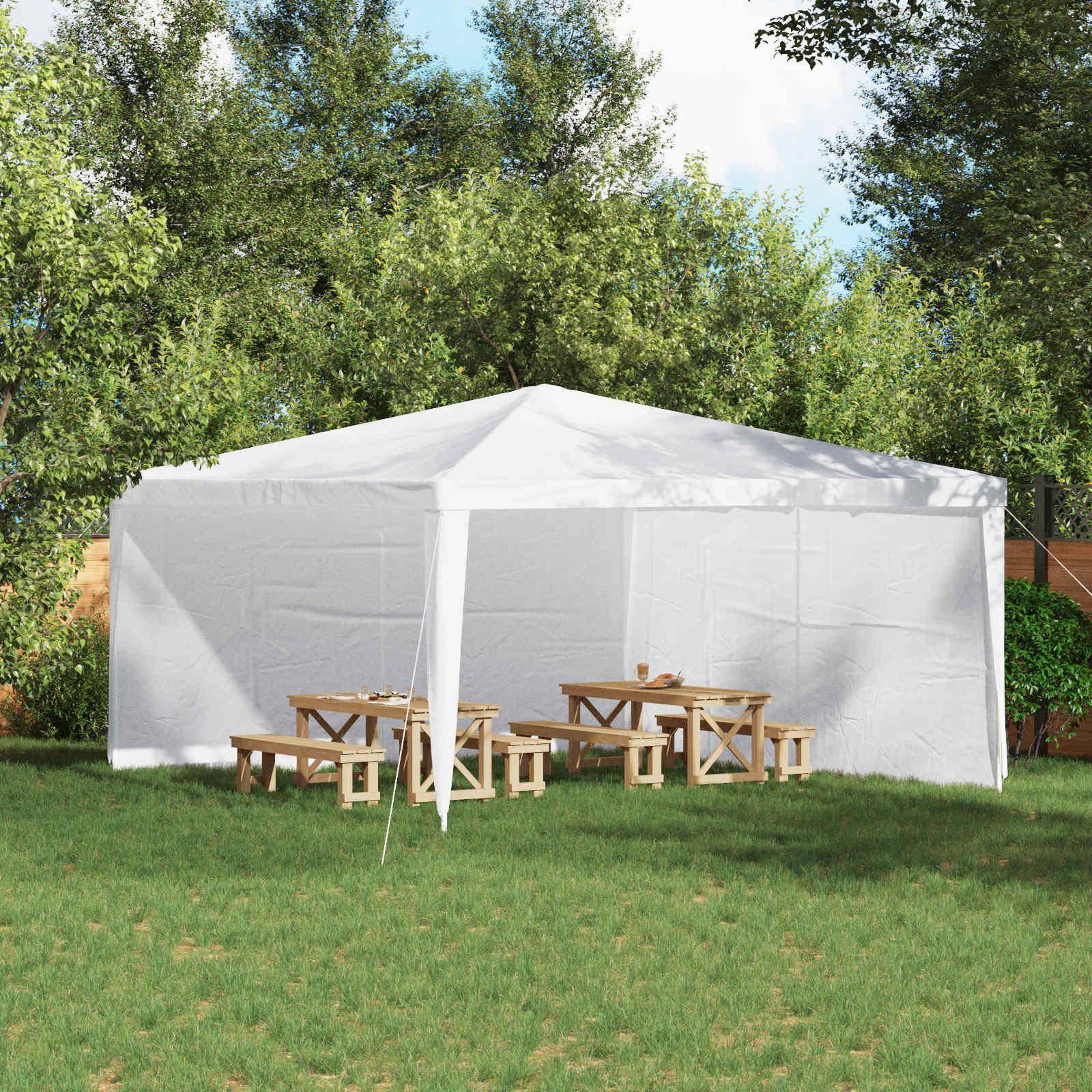 Party Zelt Seitenteil 2 Pcs Pe Und Stahl