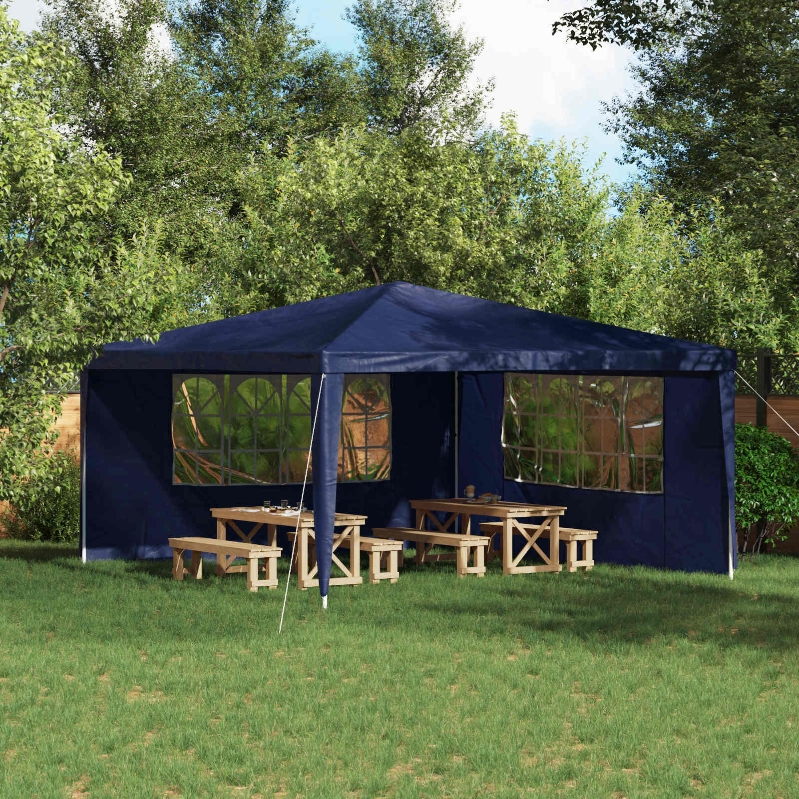 Party Zelt Seitenteil 2 Pcs Pe Und Stahl