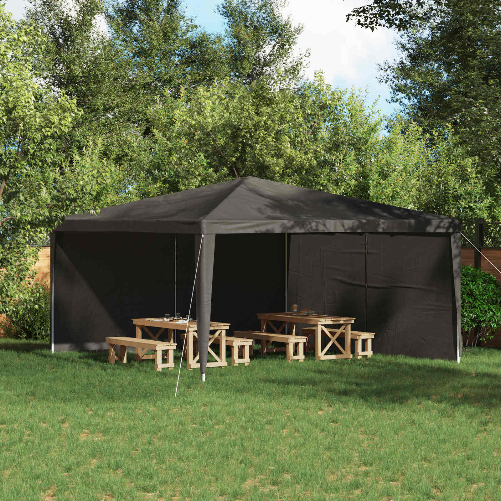 Party Zelt Seitenteil 2 Pcs Pe Und Stahl
