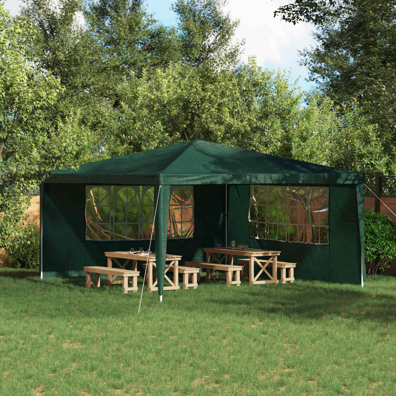 Party Zelt Seitenteil 2 Pcs Pe Und Stahl