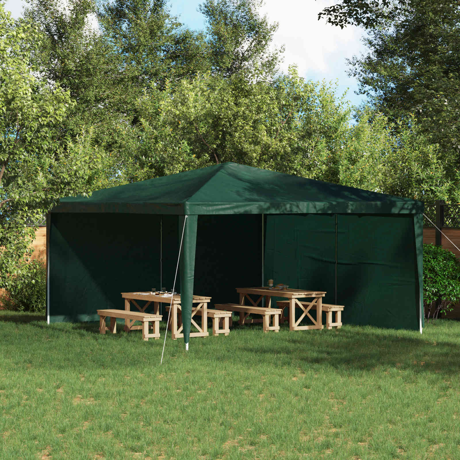Party Zelt Seitenteil 2 Pcs Pe Und Stahl