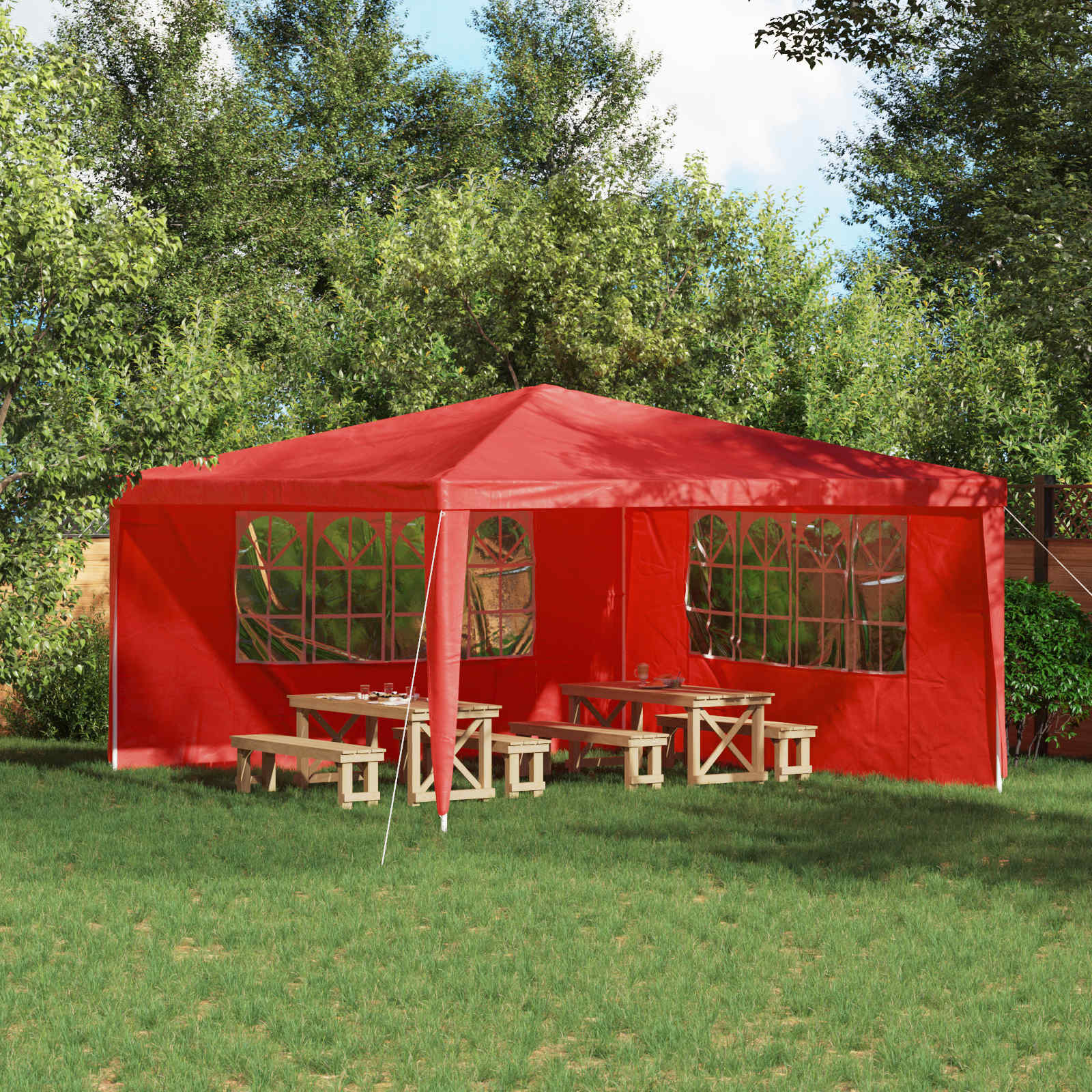 Party Zelt Seitenteil 2 Pcs Pe Und Stahl