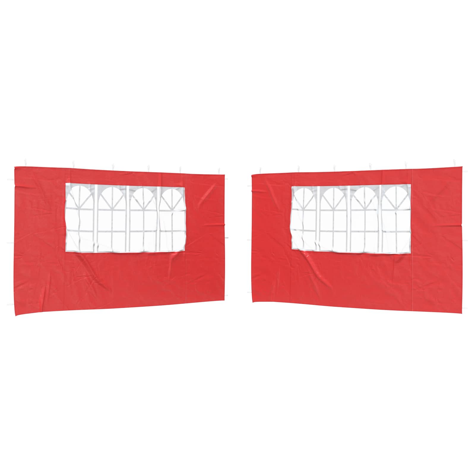 Party Zelt Seitenteil 2 Pcs Pe Und Stahl