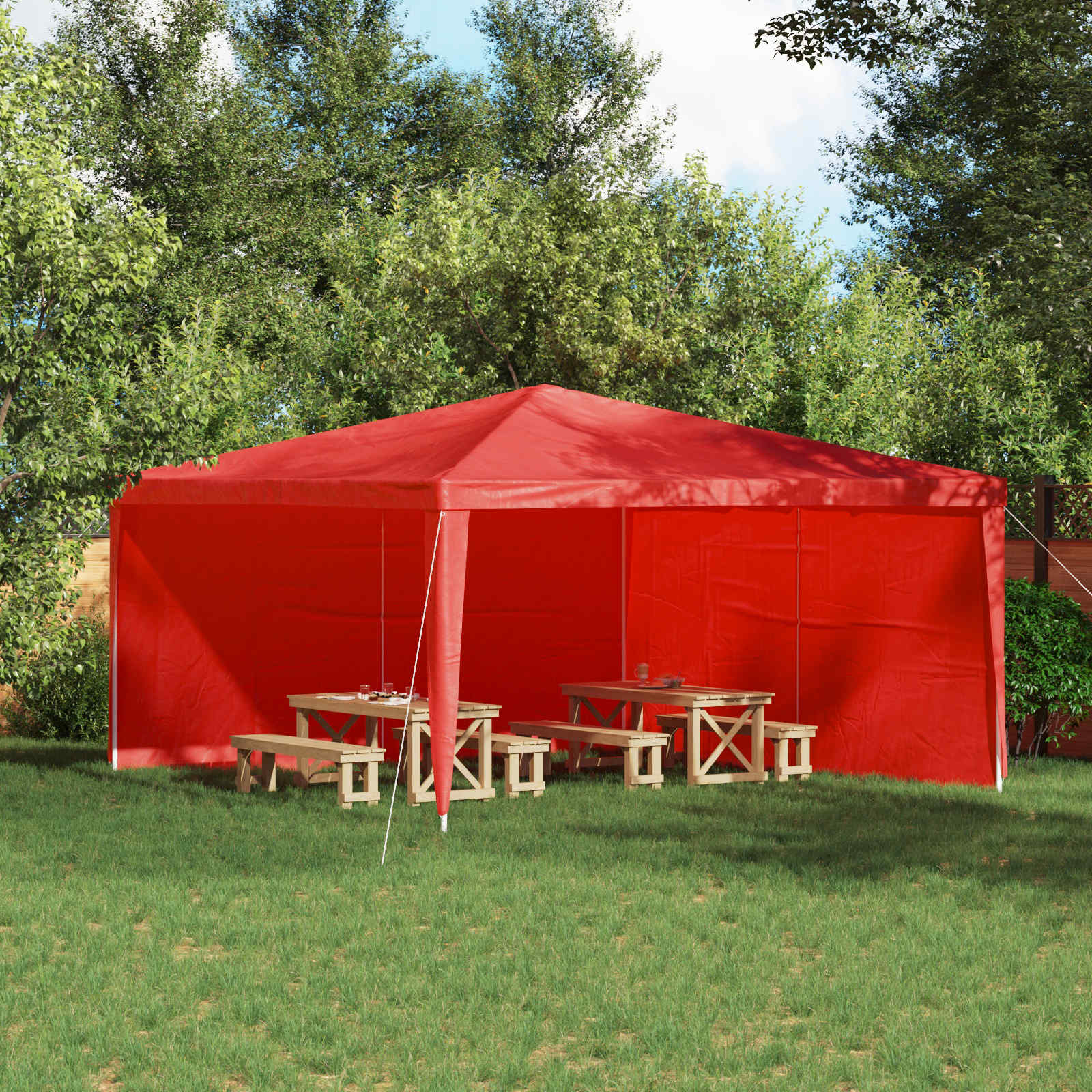 Party Zelt Seitenteil 2 Pcs Pe Und Stahl