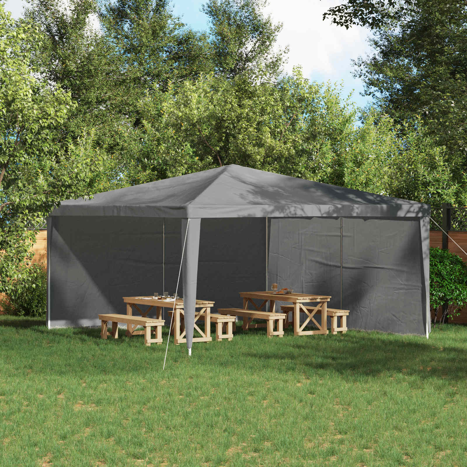 Party Zelt Seitenteil 2 Pcs Pe Und Stahl