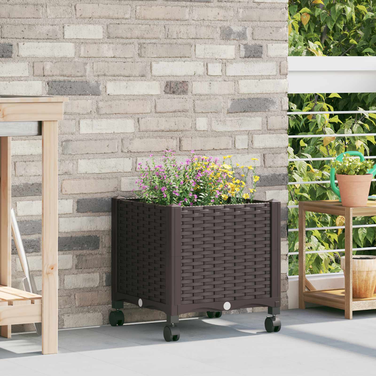 Gartenpflanzer 160 X 40 X 48 Cm Pp