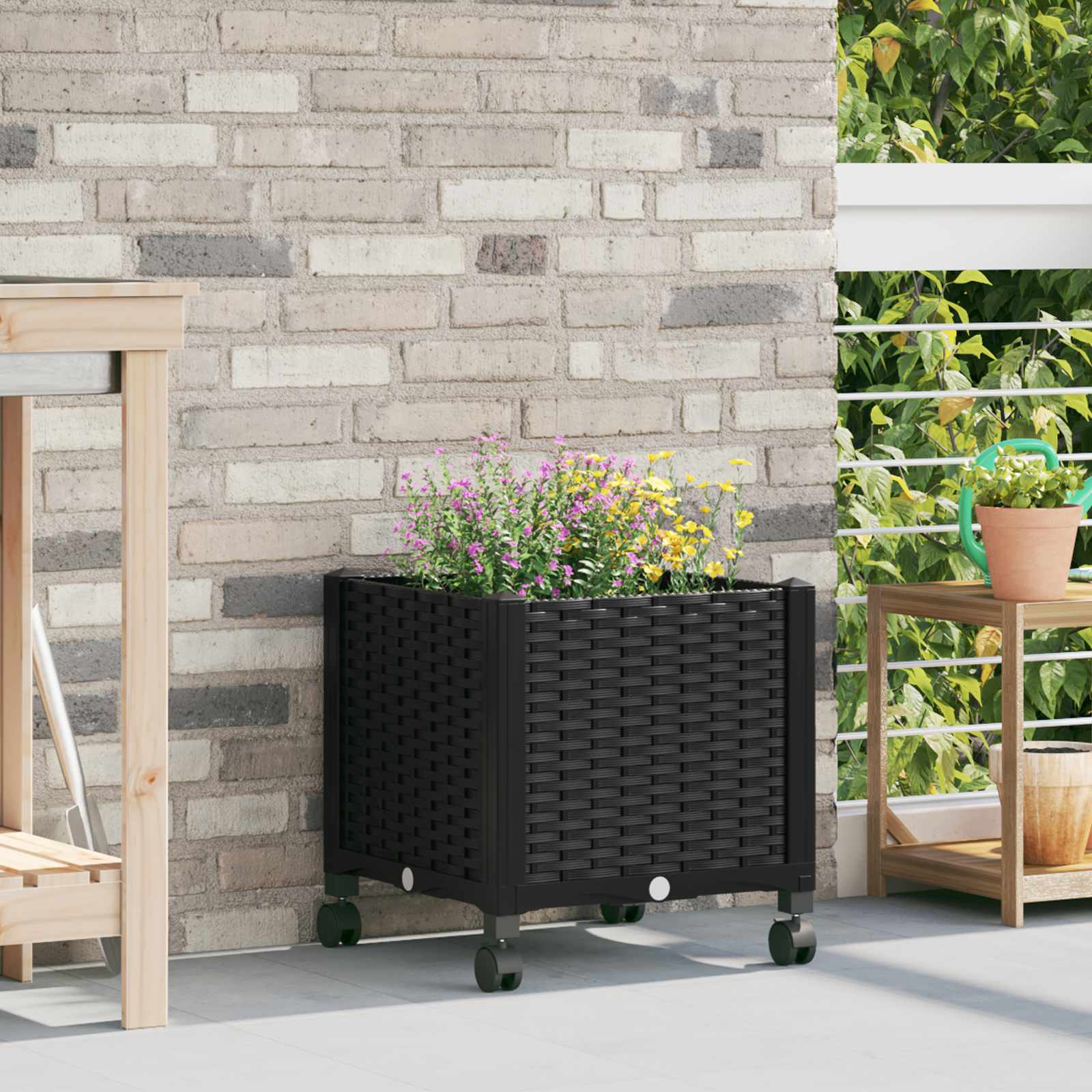Gartenpflanzer 160 X 40 X 48 Cm Pp