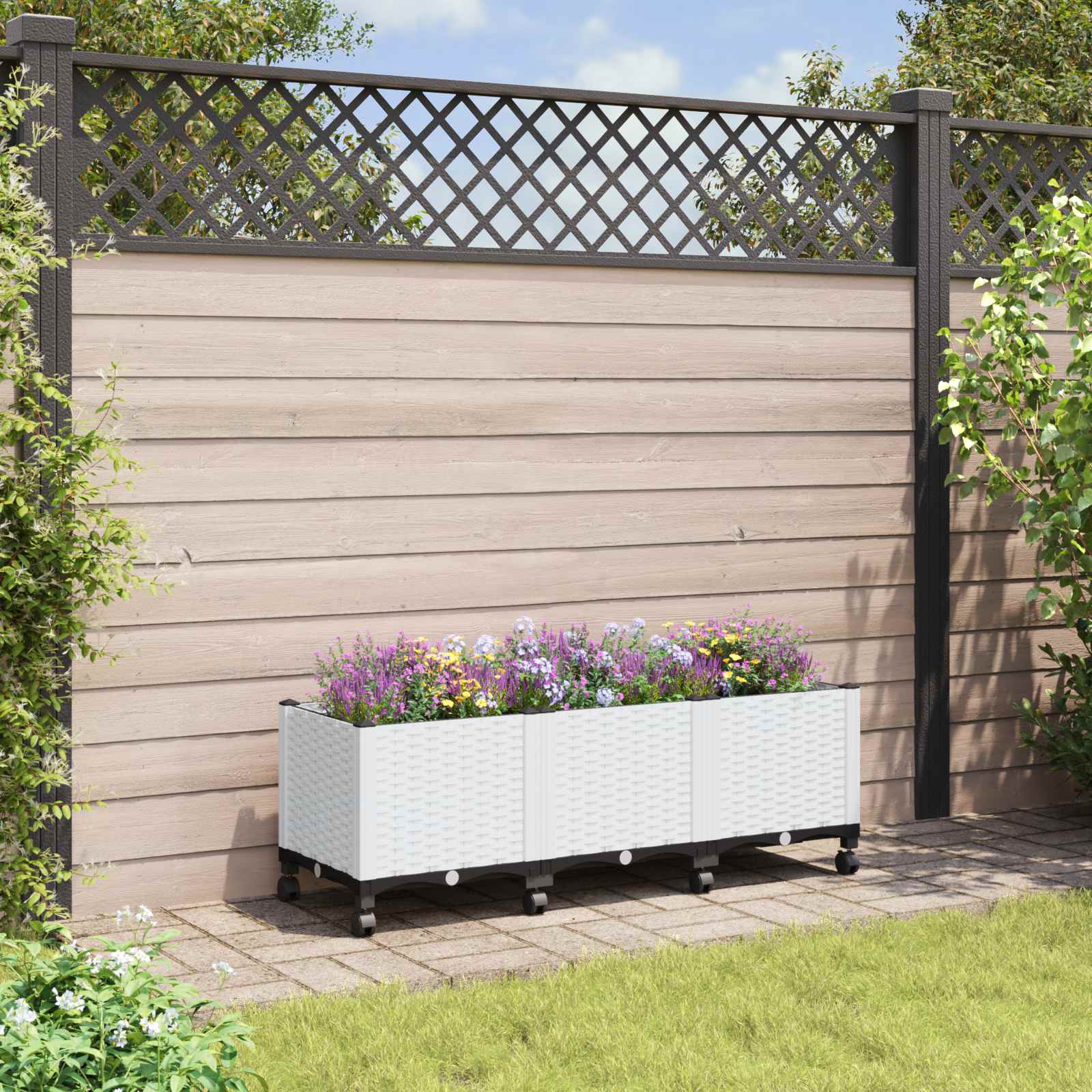 Gartenpflanzer 160 X 40 X 48 Cm Pp