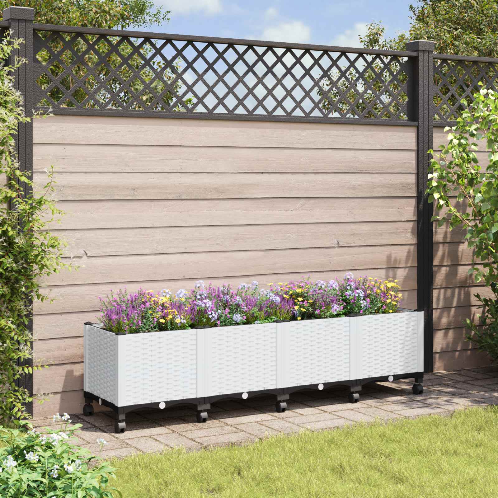 Gartenpflanzer 160 X 40 X 48 Cm Pp