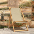 Liegestuhl Massivholz Teak