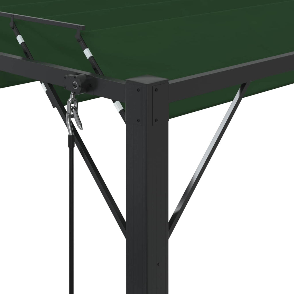 Gazebo Mit Lamellen-Dach 3 X 3 X 2,14 M