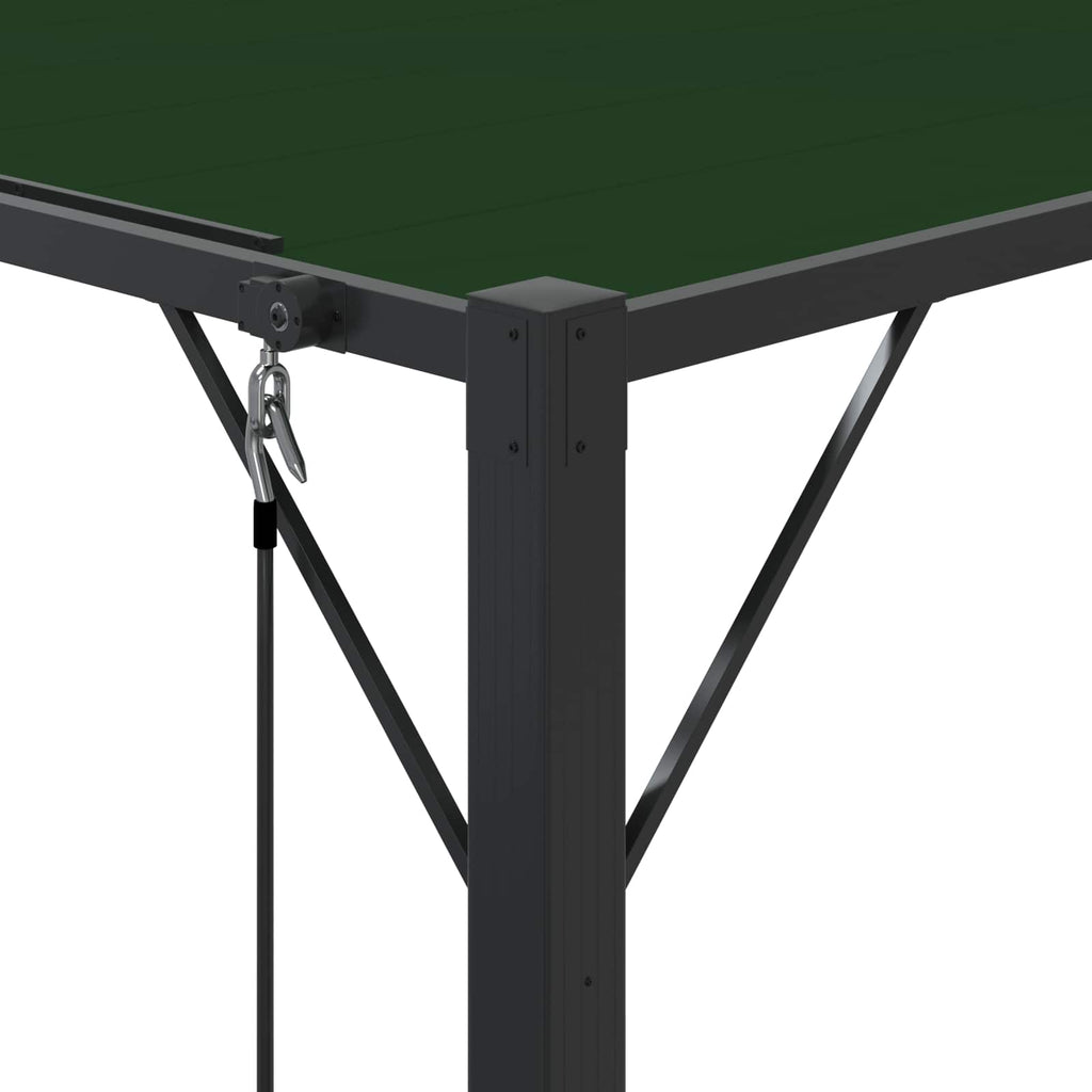 Gazebo Mit Lamellen-Dach 3 X 3 X 2,14 M