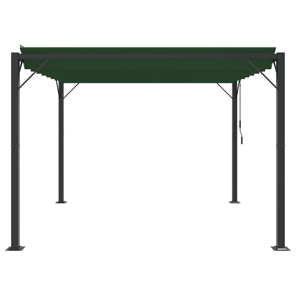 Gazebo Mit Lamellen-Dach 3 X 3 X 2,14 M
