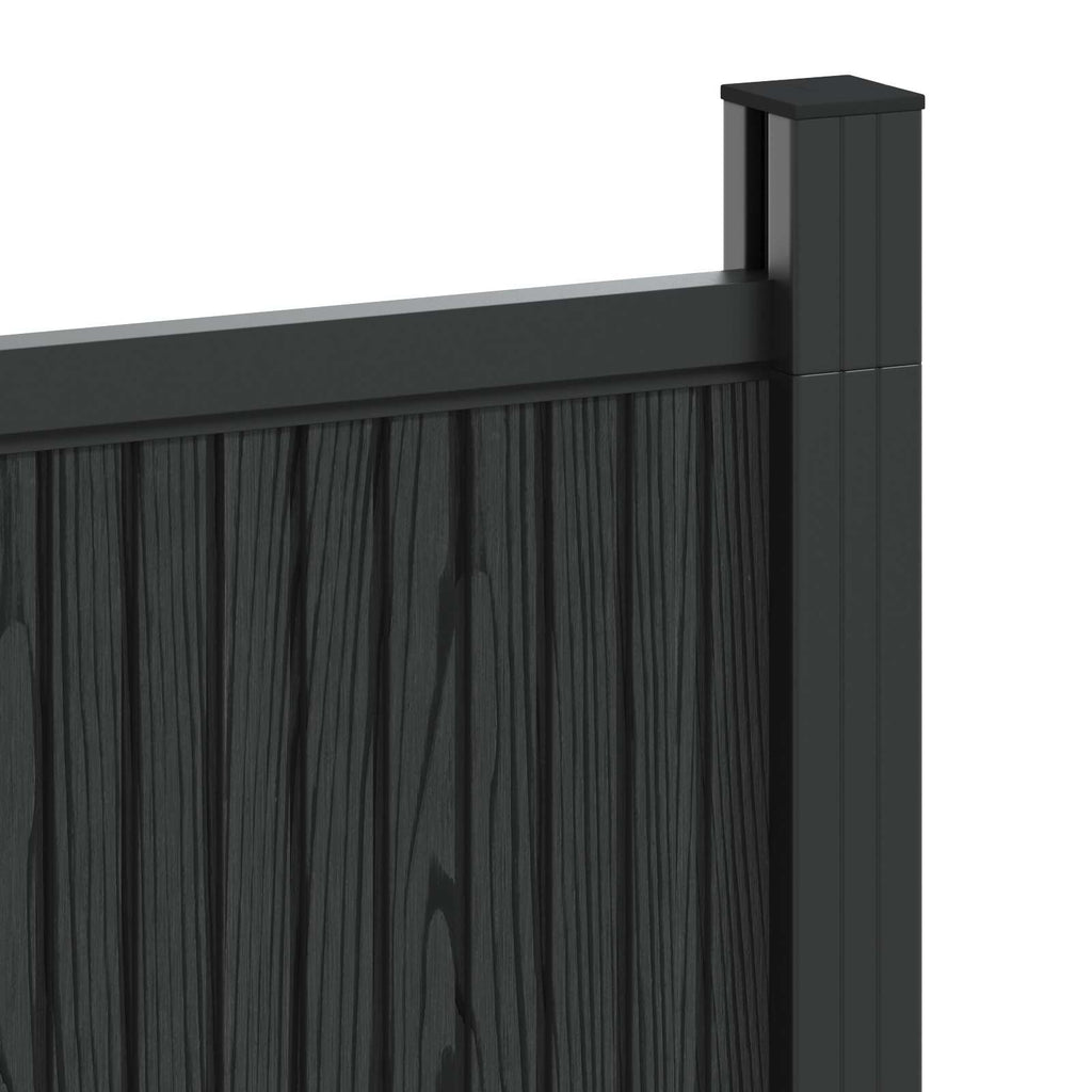 Zaunelement Wpc Und Aluminium