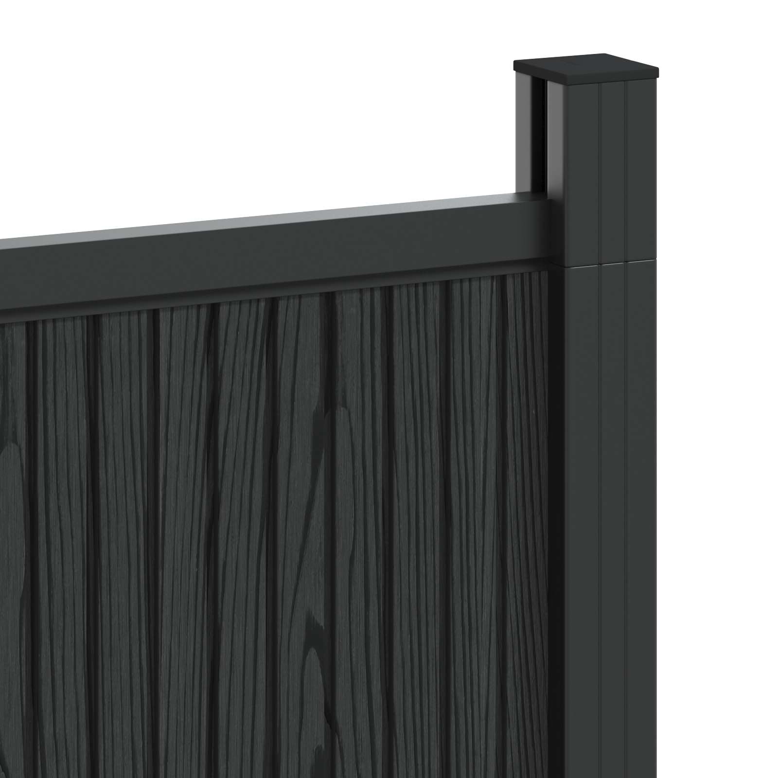 Zaunelement Wpc Und Aluminium