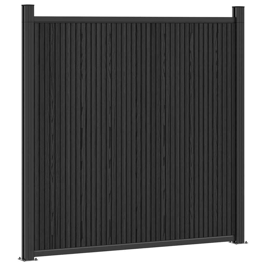 Zaunelement Wpc Und Aluminium