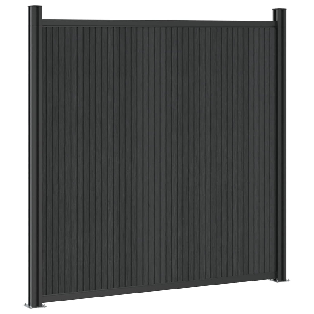 Zaunelement Wpc Und Aluminium