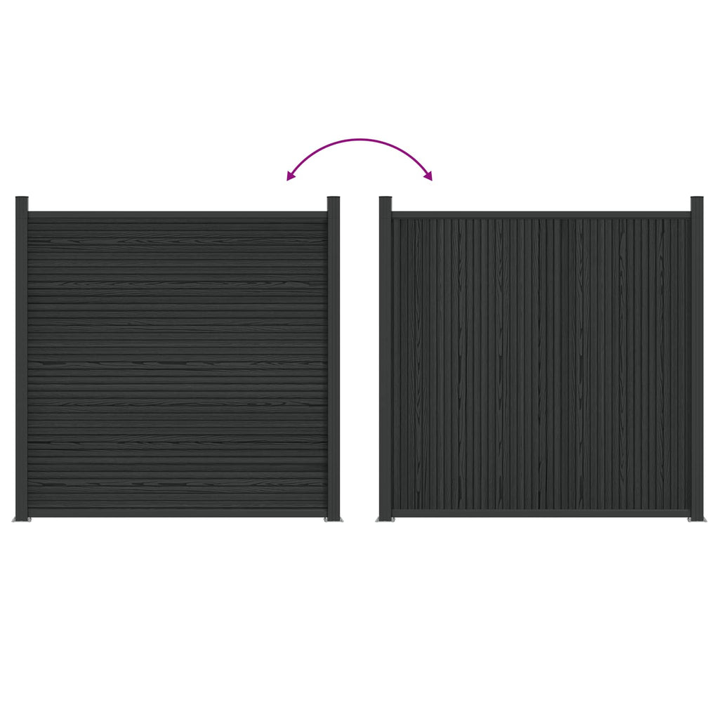 Zaunelement Wpc Und Aluminium