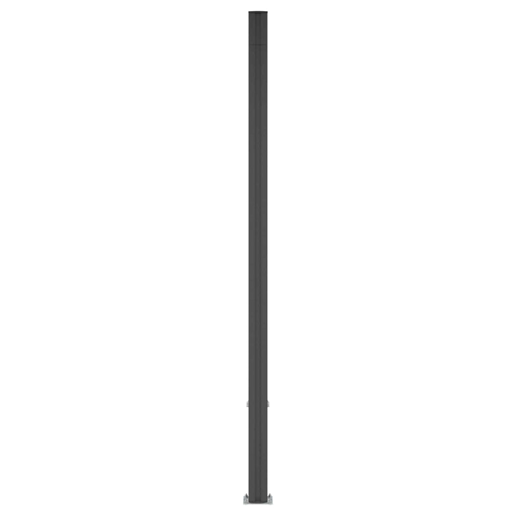 Zaunelement Wpc Und Aluminium