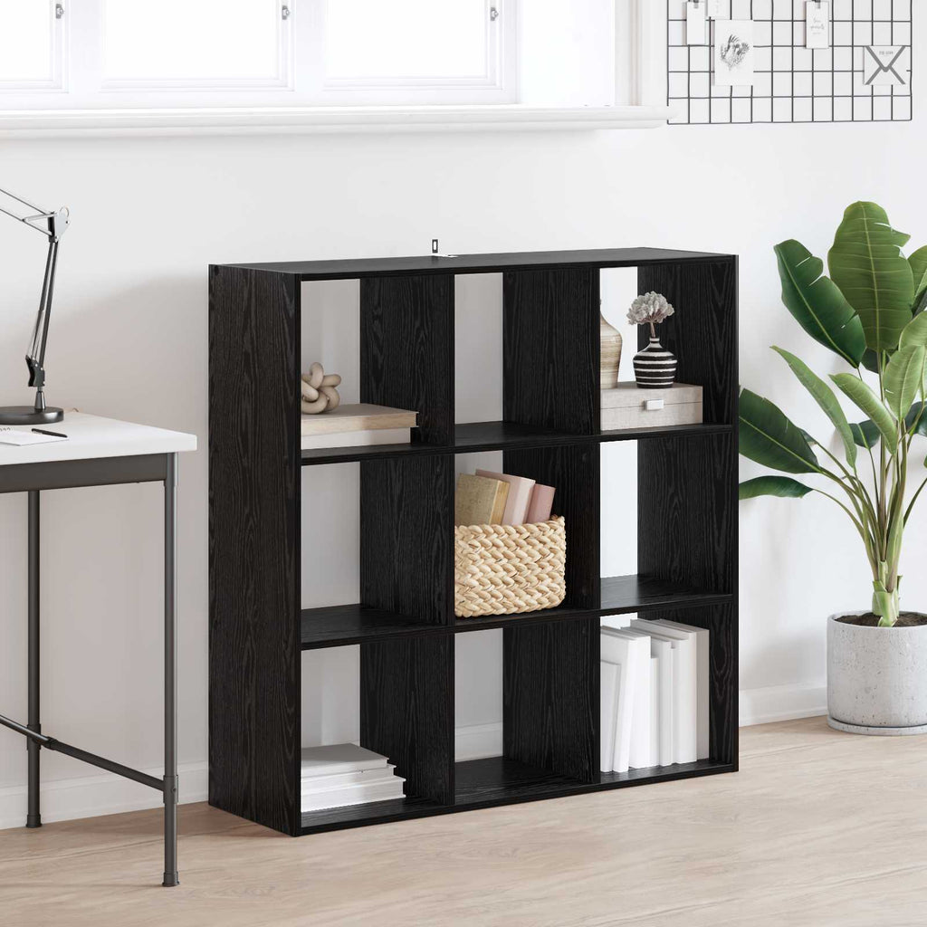 Bücherregal Schwarze Eiche