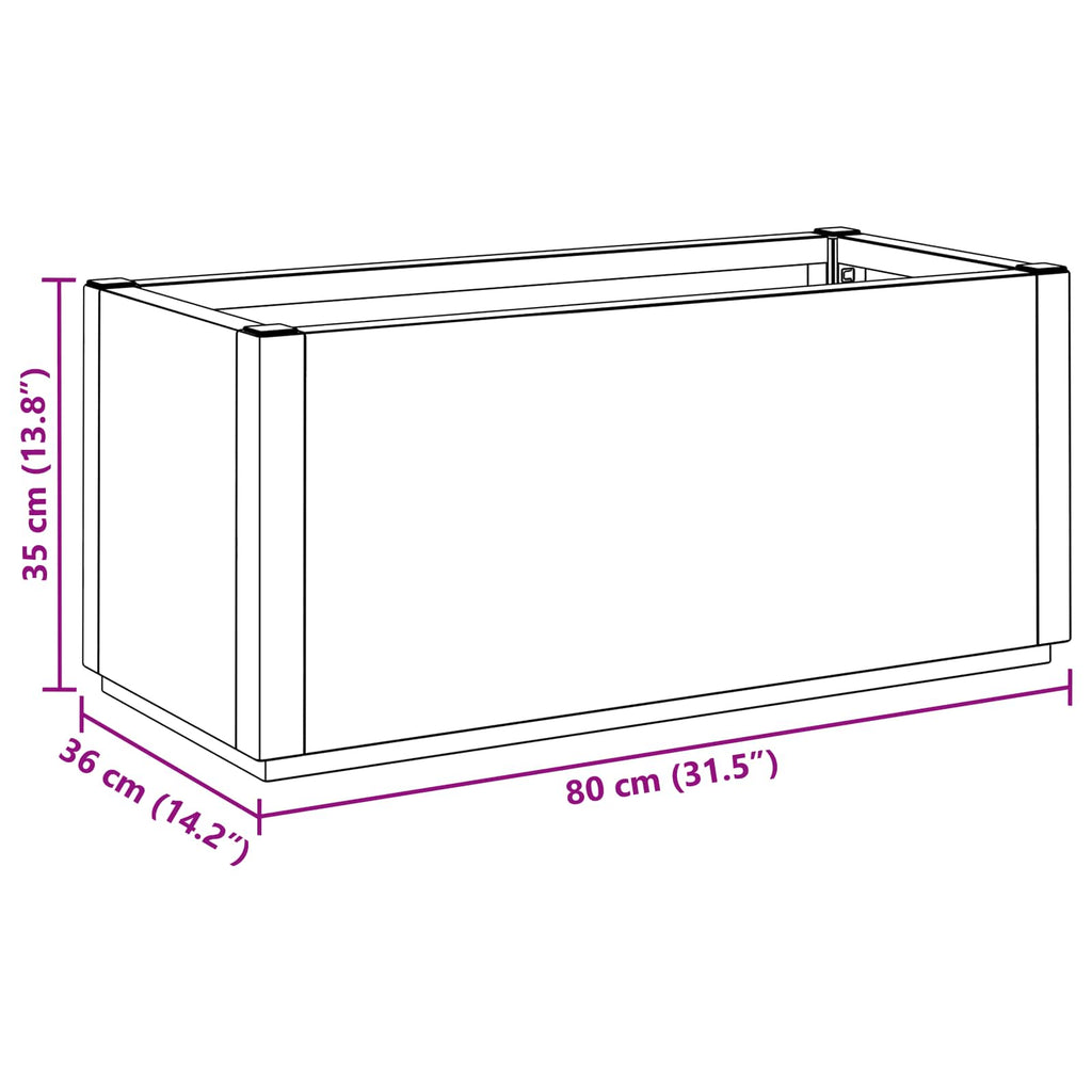Gartenblumenbox Pp