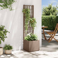Gartenpflanzer Mit Gitter Pp