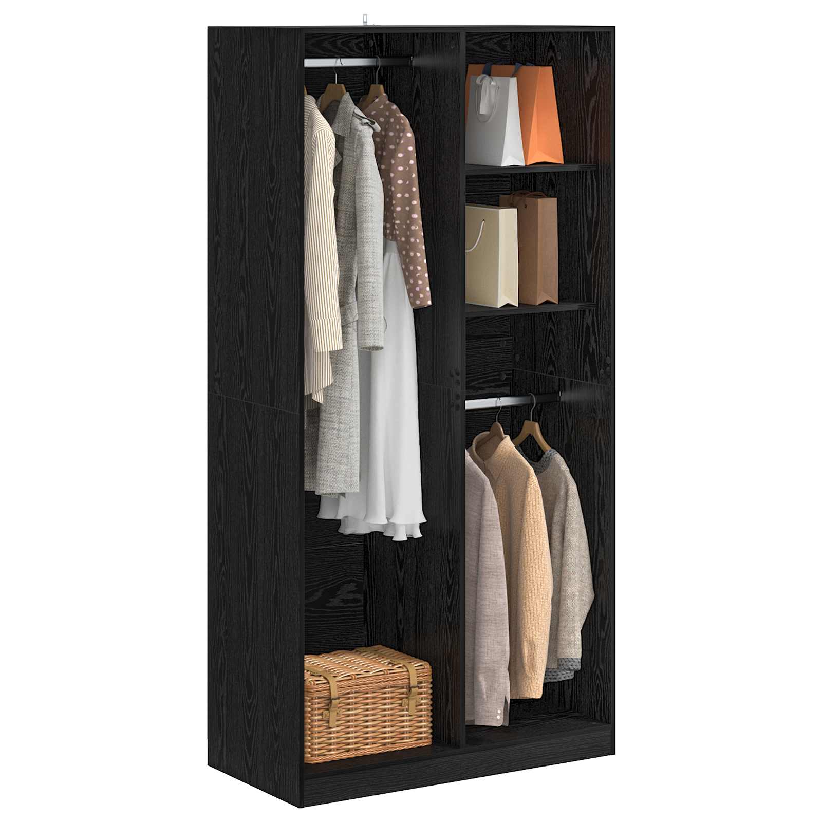 Kleiderschrank Mit Regal