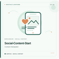 Illustration für Social-Content-Start